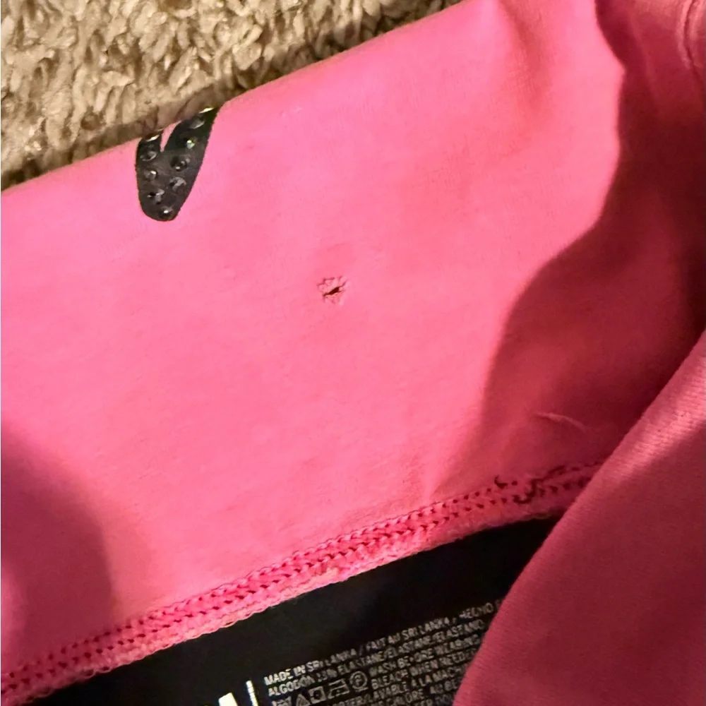 PINK Victoria's Secret Leggings with Pink Waistband - Picture 3 of 4